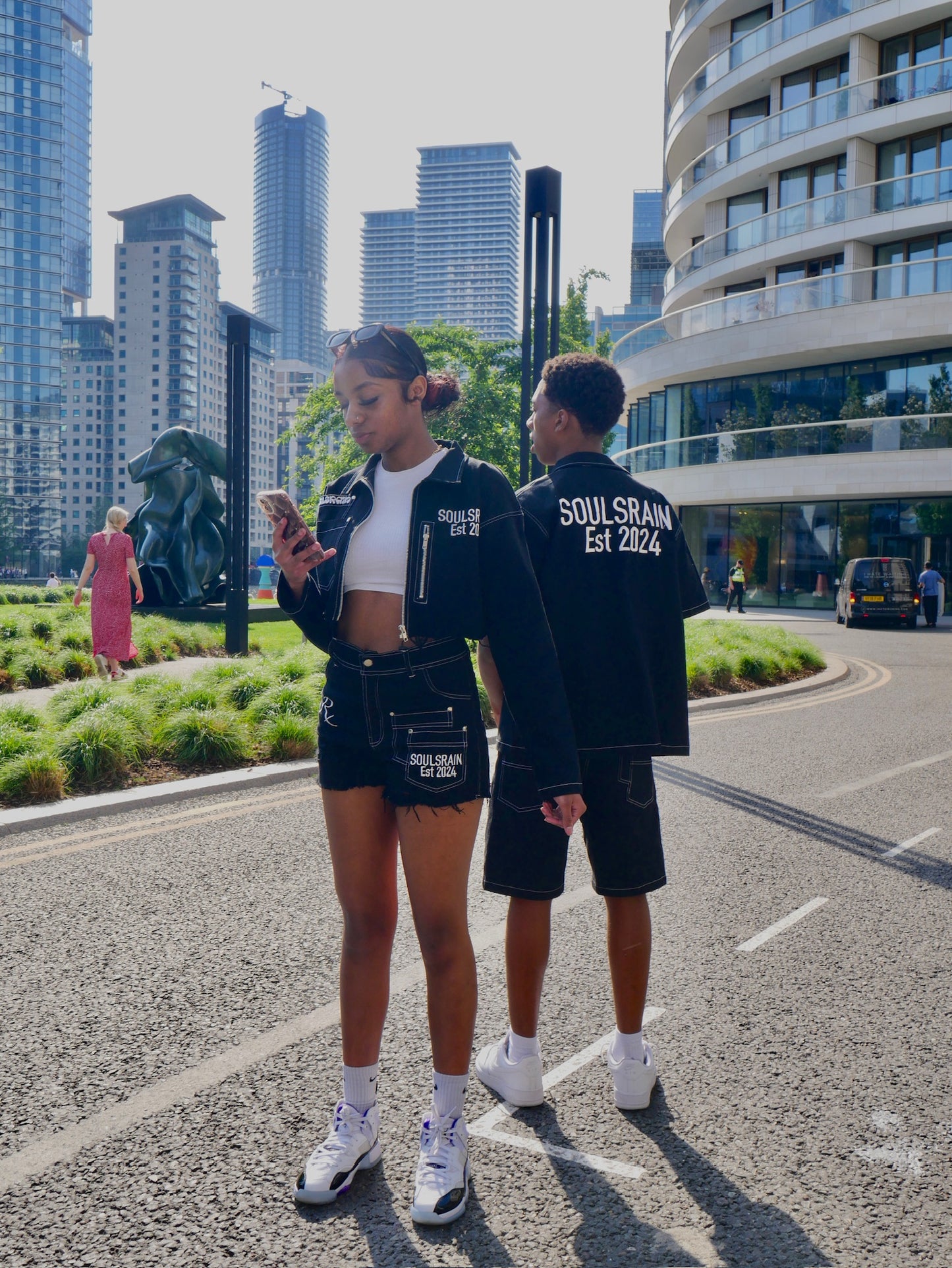 Denim Jorts Set