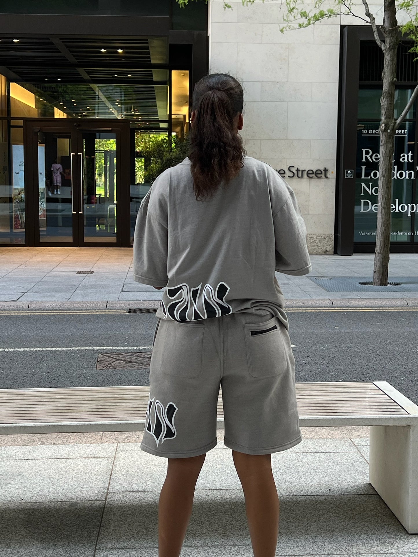 GREY RIFT SHORT SET