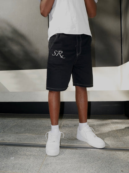 DENIM KNEE JORTS