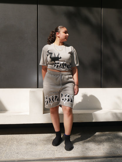 GREY RIFT SHORT SET